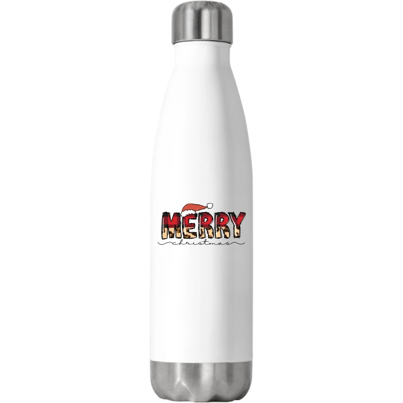 Merry Christmas Svg Stainless Steel Water Bottle 3 Merry Christmas Svg Stainless Steel Water Bottle