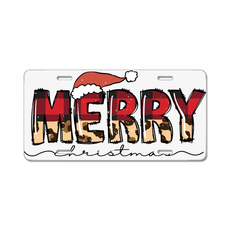 Merry Christmas Svg License Plate 3 Merry Christmas Svg License Plate
