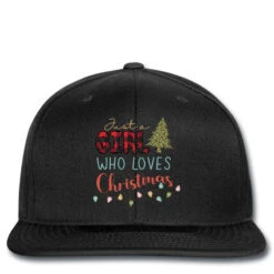 Just A Girl Who Loves Christmas Svg Printed Hat