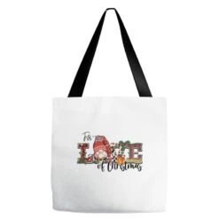 For The Love Of Christmas Sublimation Tote Bags