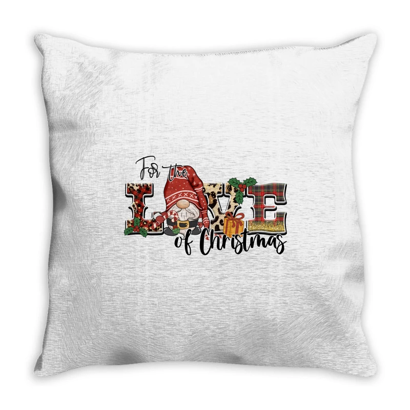 For The Love Of Christmas Sublimation Throw Pillow 3 For The Love Of Christmas Sublimation Throw Pillow
