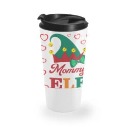Elf Mommy Elf Christmas Travel Mug