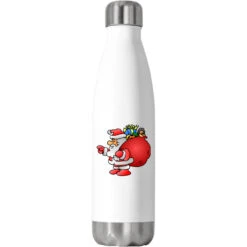 Santa Claus Christmas Gifts Bag Stainless Steel Water Bottle