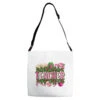 Pink Christmas Teacher Adjustable Strap Totes
