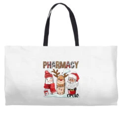 Pharmacy Crew Christmas Weekender Totes