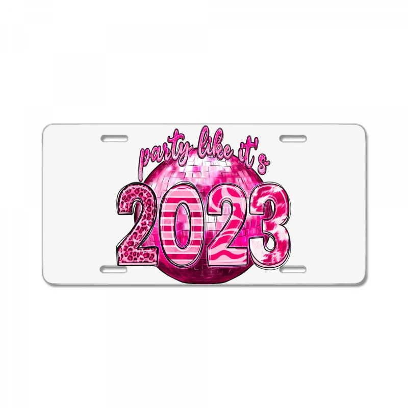 Party Like It's 2023 Christmas License Plate 3 Party Like It's 2023 Christmas License Plate