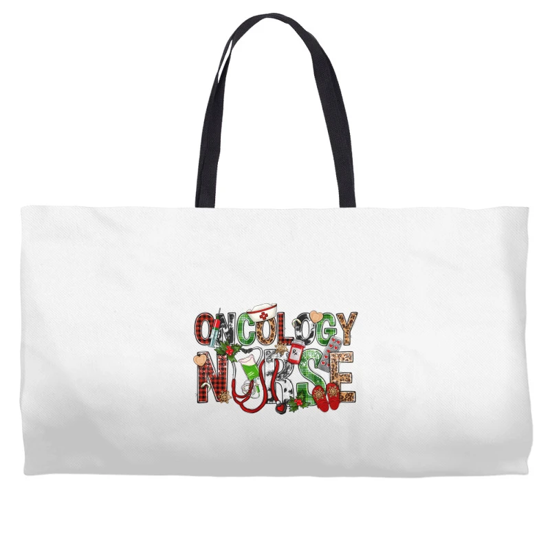 Oncology Nurse Christmas Weekender Totes 3 Oncology Nurse Christmas Weekender Totes