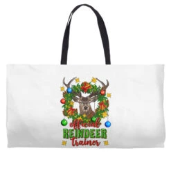 Official Reindeer Trainer Christmas Weekender Totes