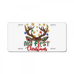 My First Christmas License Plate