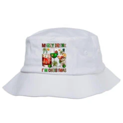 Merry Drunk I'm Christmas Bucket Hat