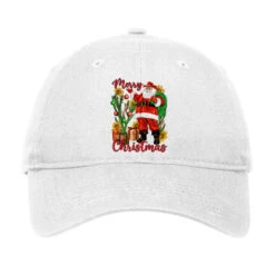 Merry Christmas With Santa Adjustable Cap
