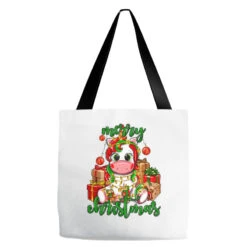Merry Christmas Unicorn Tote Bags
