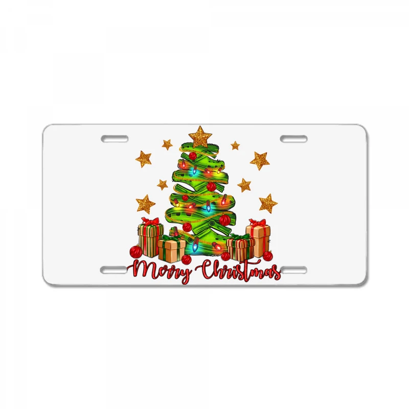 Merry Christmas Crocin' Tree License Plate 3 Merry Christmas Crocin' Tree License Plate