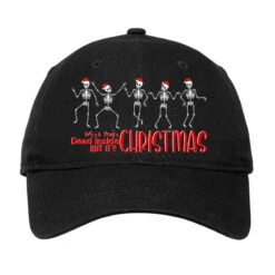When You Are Dead Inside But It Is Christmas Adjustable Cap