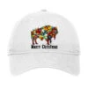 Merry Christmas Bison Adjustable Cap 1 Merry Christmas Bison Adjustable Cap -Home Decor Store pd.2526453713.190.25086980.s3.1 front white ffffff none x48y0 127 800x800 1