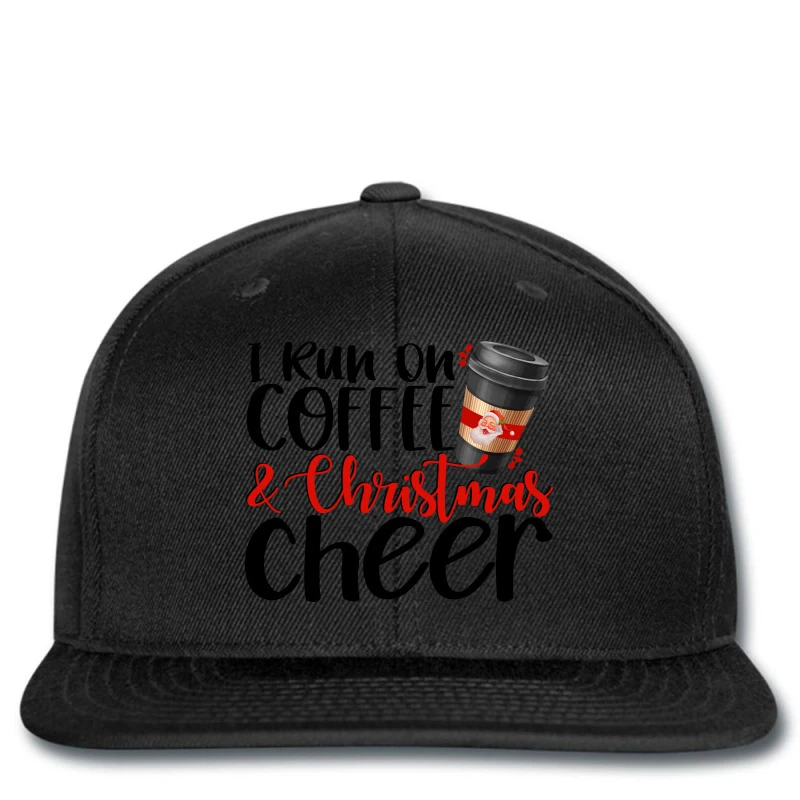 I Run On Coffee And Christmas Cheer Printed Hat 3 I Run On Coffee And Christmas Cheer Printed Hat