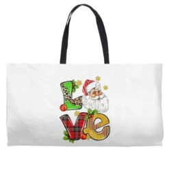 Love Christmas Weekender Totes