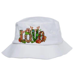 Love Christmas Elf Bucket Hat