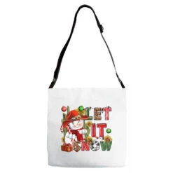 Let It Snow Christmas Adjustable Strap Totes