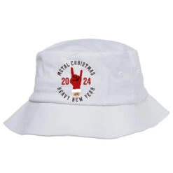 Metal Christmas Heavy New Year Bucket Hat