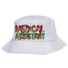 Medical Assistant Christmas Bucket Hat 1 Medical Assistant Christmas Bucket Hat -Home Decor Store pd.2526522190.55.25091854.s3.1 front white ffffff none x11.5y0 175 800x800 1