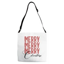 Merry Christmas,happy New Year Adjustable Strap Totes