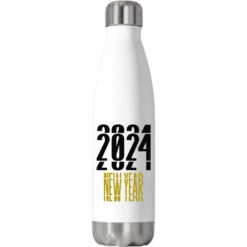 New Year 2024,merry Christmas Stainless Steel Water Bottle