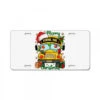 Merry Christmas School Bus And Gift Boxes License Plate