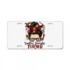 Messy Bun Christmas Teacher License Plate 2 Messy Bun Christmas Teacher License Plate -Home Decor Store pd.2526572812.44.25093566.s3.1 front customized f5f5f5 none x99.5y0 118 800x800 1