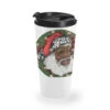 African American Santa Christmas Travel Mug