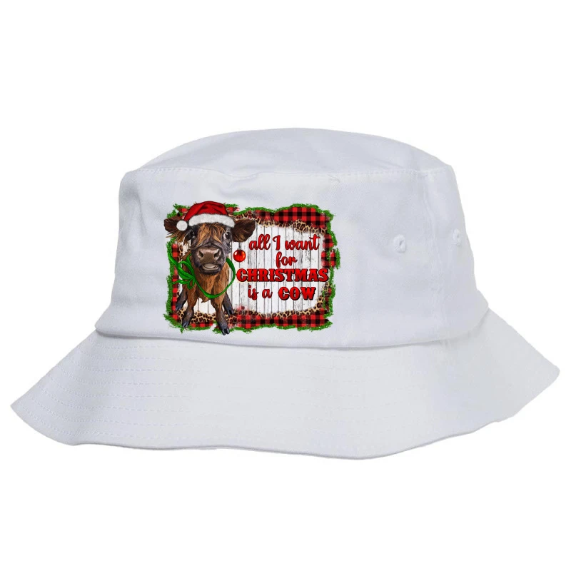All I Want For Christmas Is A Cow Bucket Hat 3 All I Want For Christmas Is A Cow Bucket Hat