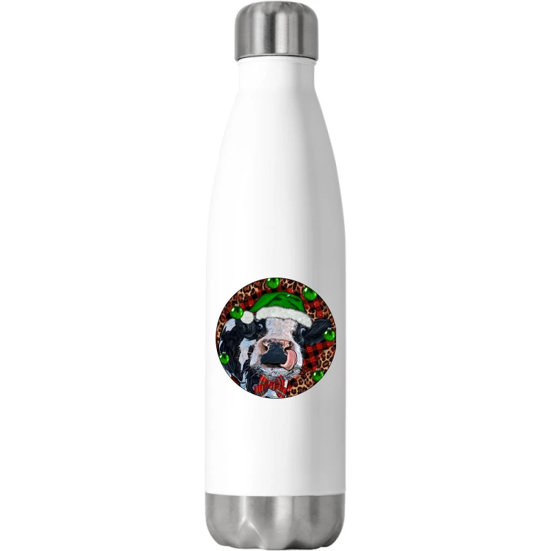 Baby Cow Christmas Stainless Steel Water Bottle 3 Baby Cow Christmas Stainless Steel Water Bottle