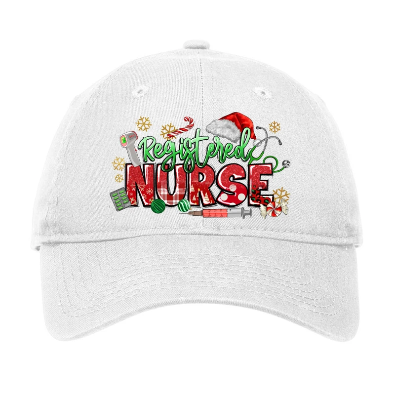 Registered Nurse Christmas Adjustable Cap 3 Registered Nurse Christmas Adjustable Cap