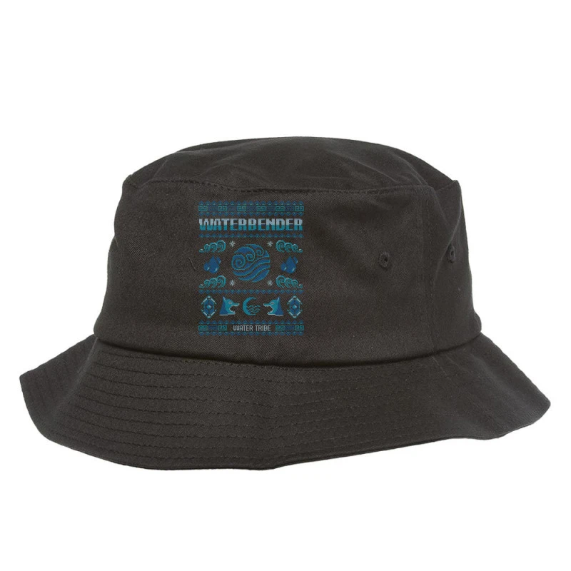 Avatar Waterbending Katara Christmas Bucket Hat 3 Avatar Waterbending Katara Christmas Bucket Hat