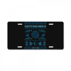 Avatar Waterbending Katara Christmas License Plate