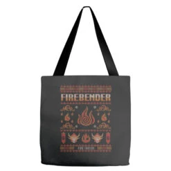 Avatar Firebending Iroh Christmas Tote Bags