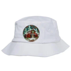 Barn Christmas Bucket Hat