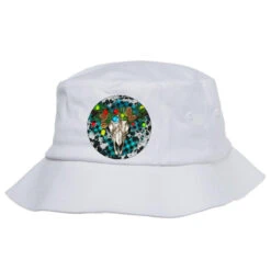 Bull Skull Christmas Bucket Hat