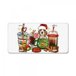 Christmas Coffee Cups With Beagle License Plate