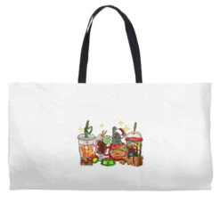Christmas Coffee Cups With French Bulldog Weekender Totes