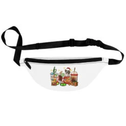 Christmas Coffee Cups With Saint Bernard Fanny Pack
