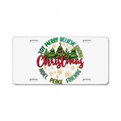 Christmas Vibes License Plate