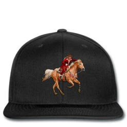 Western Christmas Cowgirl On The Horse Printed Hat