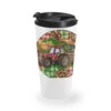 Christmas Farm Red Tractor Travel Mug