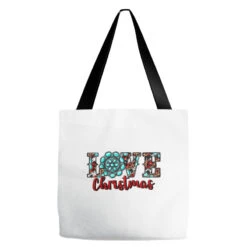 Western Gemstone Christmas Love Tote Bags