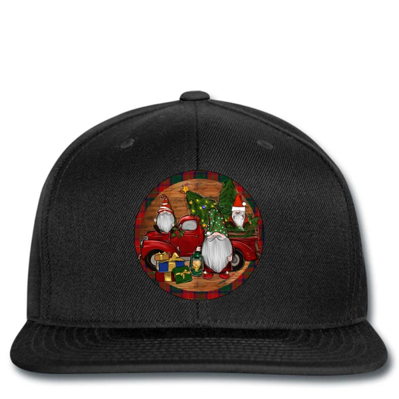 Gnome Truck Christmas Printed Hat 3 Gnome Truck Christmas Printed Hat