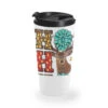 Gemstone And Reindeer Christmas Ho Ho Ho Travel Mug