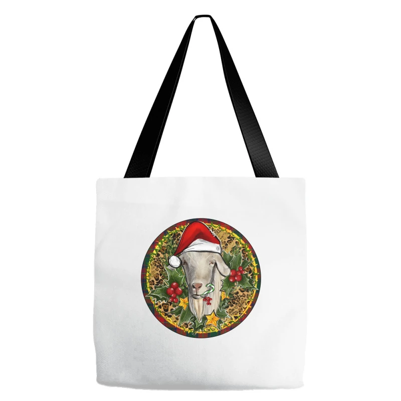 Christmas Goat Tote Bags 3 Christmas Goat Tote Bags