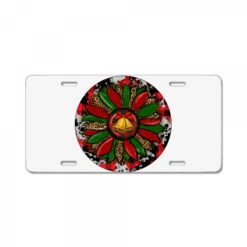 Sunflower Christmas License Plate