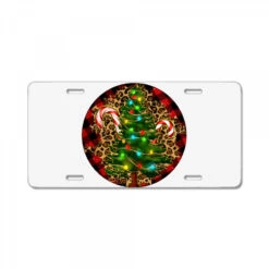 Christmas Tree License Plate